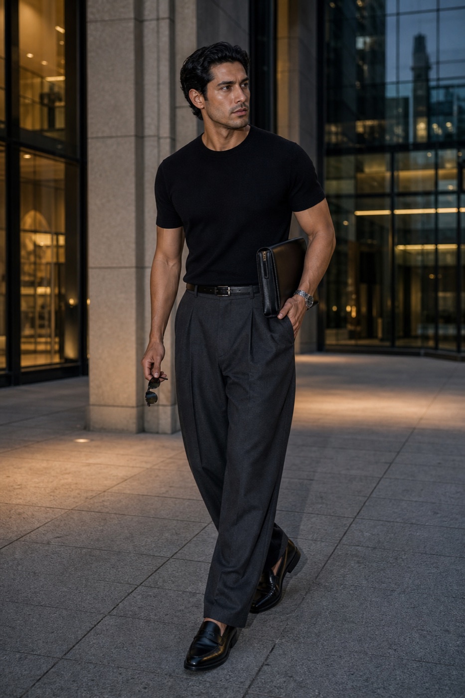 The finance uniform without the suit