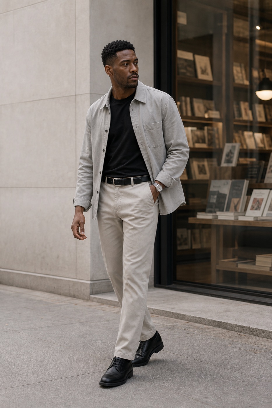 The black tee that does not need black pants