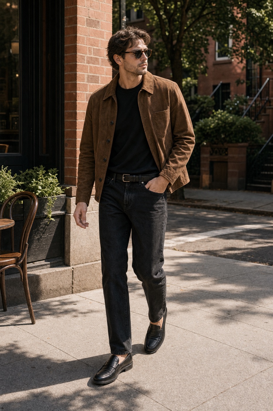 Model Off Duty outfit