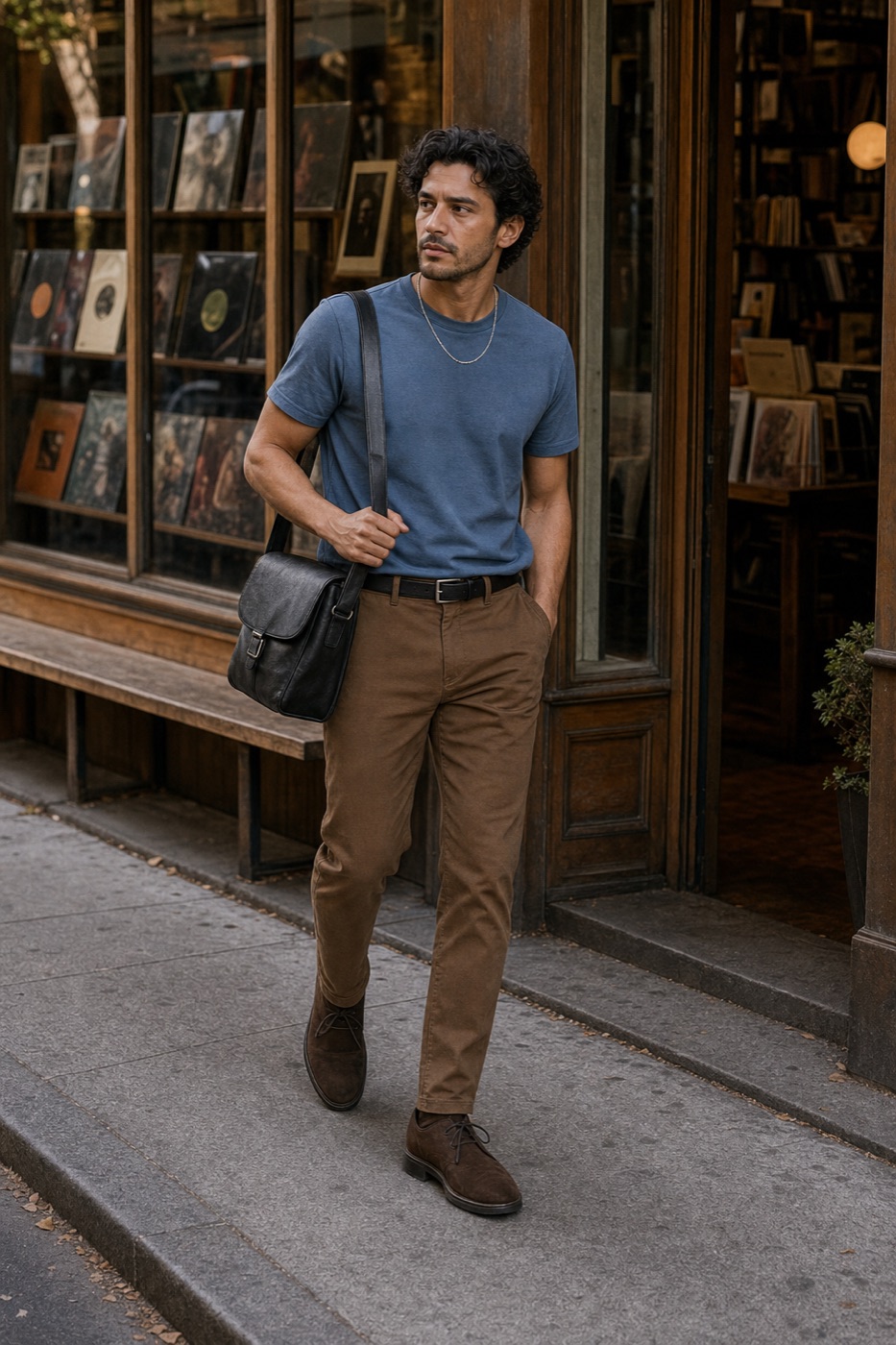 The colored tee that still looks sharp