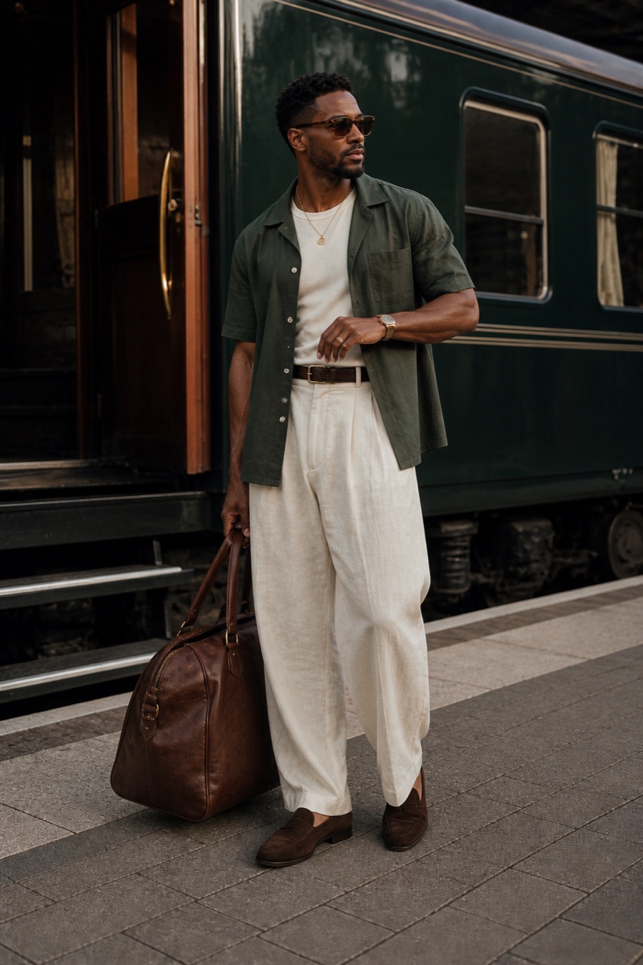 The travel fit that looks expensive without trying menswear outfit