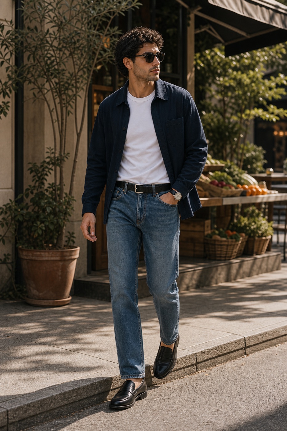 Clean Smart Casual for Athletic Builds
