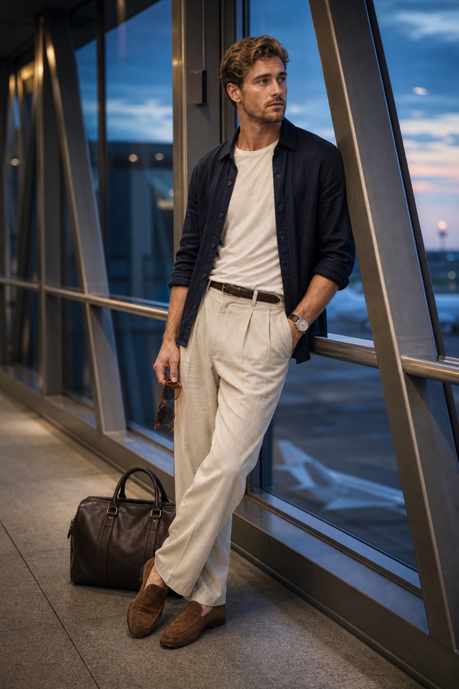 The airport outfit that feels first-class without trying menswear outfit